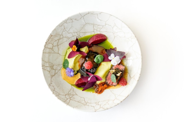 Talerz domowego jedzenia